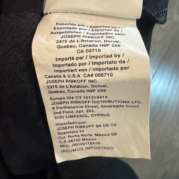 Joseph Ribkoff Black Gray Leaf Print Belted Sheath Dress Women Size 6 - Picture 12 of 14